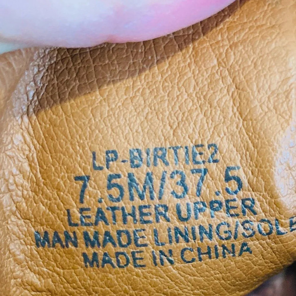 LUCKY BRAND SUEDE SHOES BOOTIES HEEL Size 7.5 37.5 M EXCELLENT - Picture 13 of 14